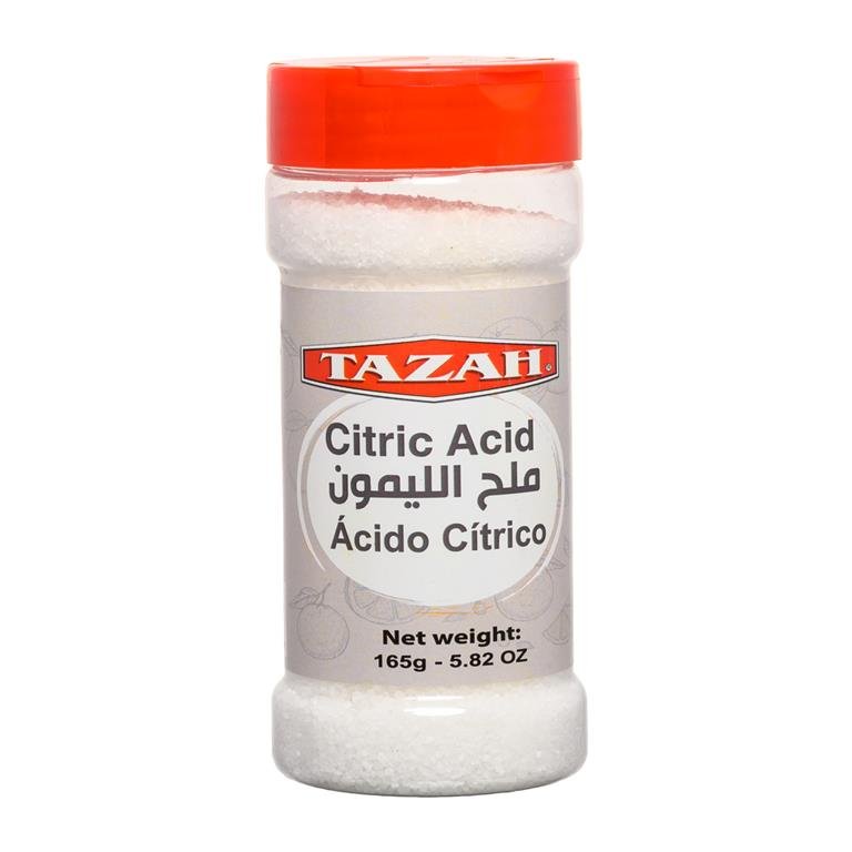 Tazah Citric Acid (Ácido de Cítricos - ملح الليمون) - 5.82 oz (165g) - Mideast Grocers