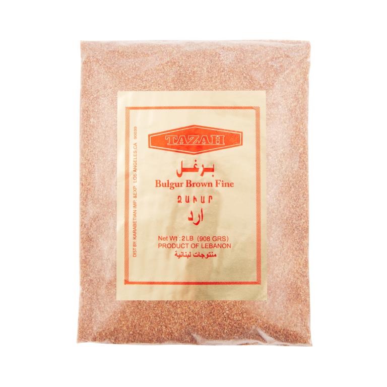 Tazah Dark Lebanese Bulgur 2 lbs. - Mideast Grocers