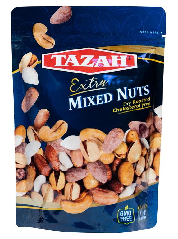 Tazah Extra Mixed Nuts - Blue Bag, 300g - Mideast Grocers