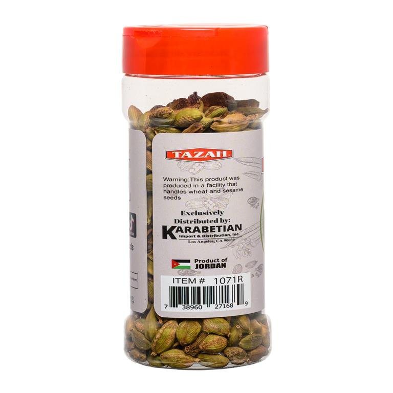 Tazah Green Whole Cardamom (Cardamomo Entero Verde) - 2.82 oz (80g) - Mideast Grocers