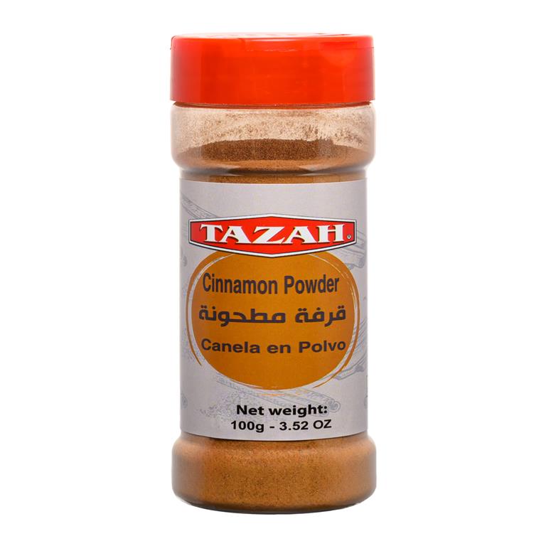 Tazah Ground Cinnamon (Canela en Polvo - قرفة مطحونة) - 3.52 oz (100g) - Mideast Grocers