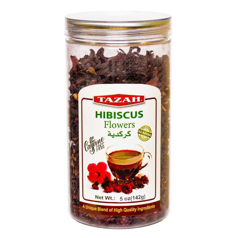 Tazah Hibiscus Flowers 5 oz – Rich & Refreshing Floral Tea - Mideast Grocers