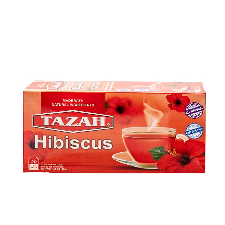 Tazah Hibiscus Herbal Tea Bags 40g (20 x 2g Bags) - Mideast Grocers