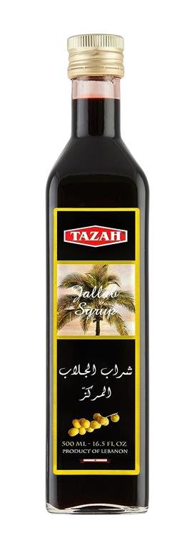 Tazah Jallab Syrup 500ml – Authentic Middle Eastern Beverage - Mideast Grocers