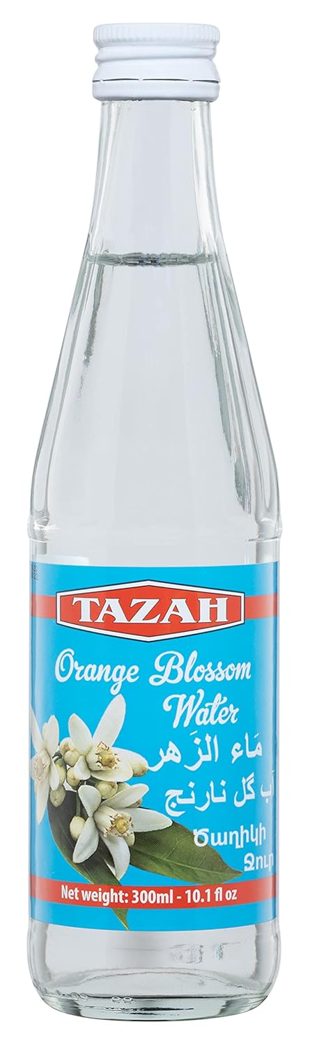 Tazah Orange Blossom Water - 10 oz Glass Bottle - Mideast Grocers