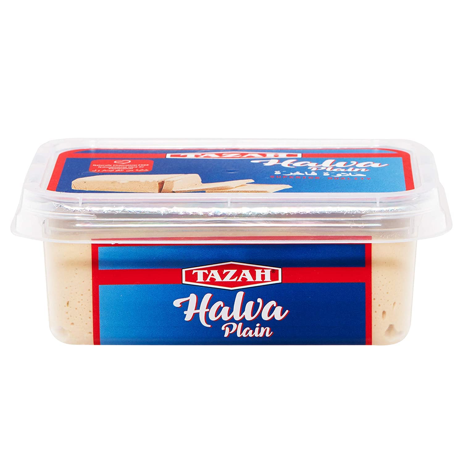 Tazah Plain Halva (Halawa) 1 lb (16 oz) - Mideast Grocers