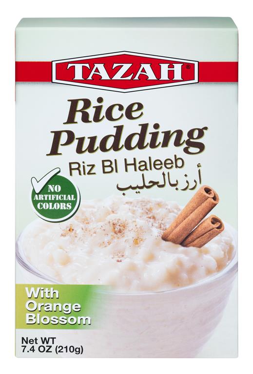 Tazah Rice Pudding (Riz Bl Haleeb) 7.4 oz / 210g - Mideast Grocers