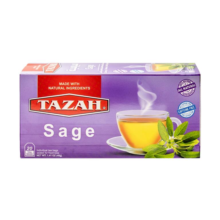 Tazah Sage Herbal Tea Bags 40g (20 x 2g Bags) - Mideast Grocers