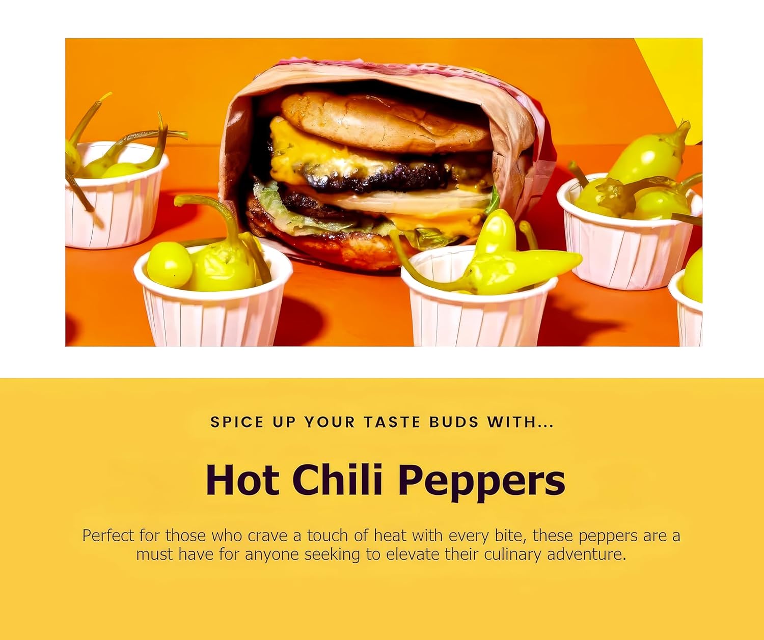 Tazah USA Yellow Hot Chili Peppers – 22 oz (624g) Glass Jar - Mideast Grocers