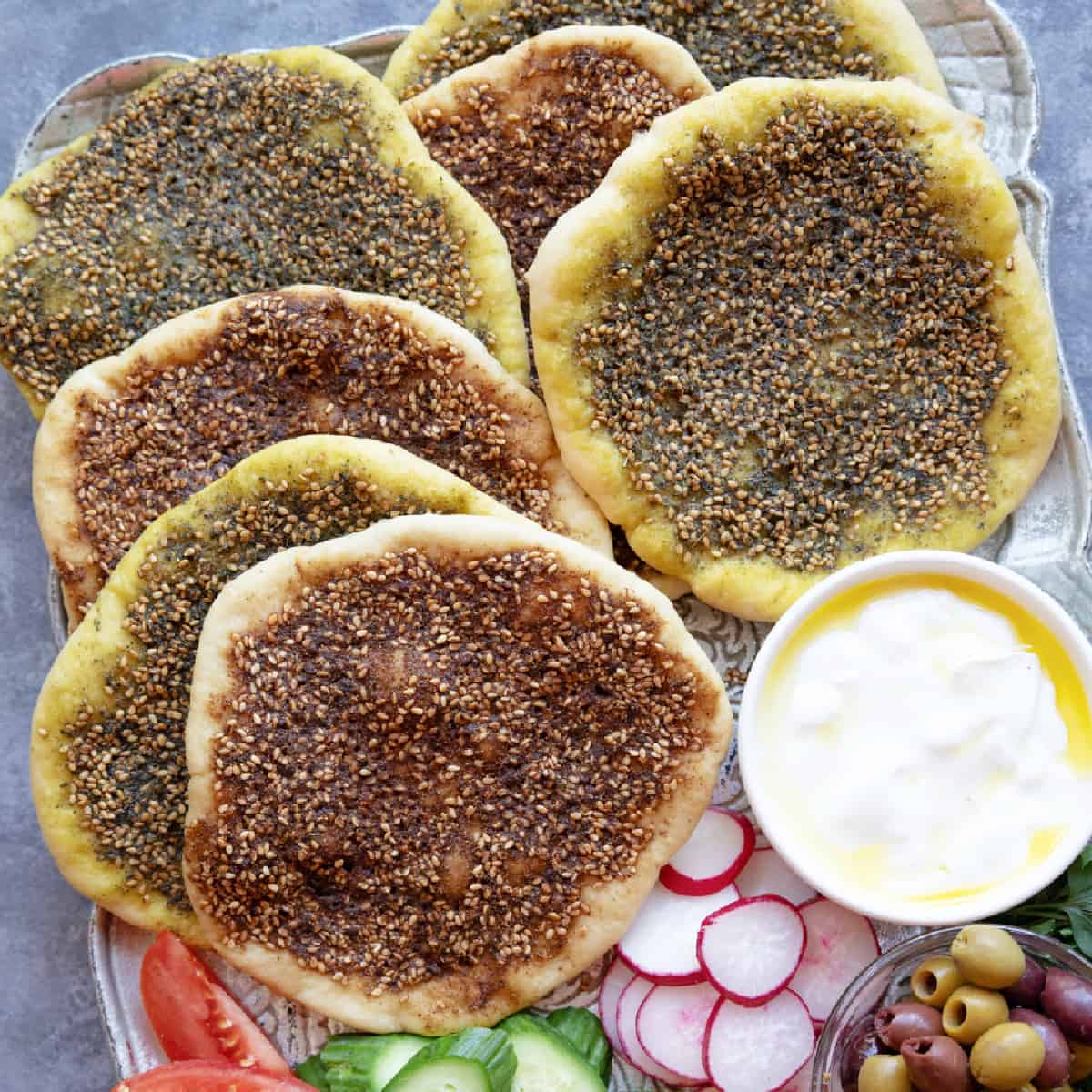 Tazah Zaatar Green Mulouki 7 oz / 200g - Mideast Grocers