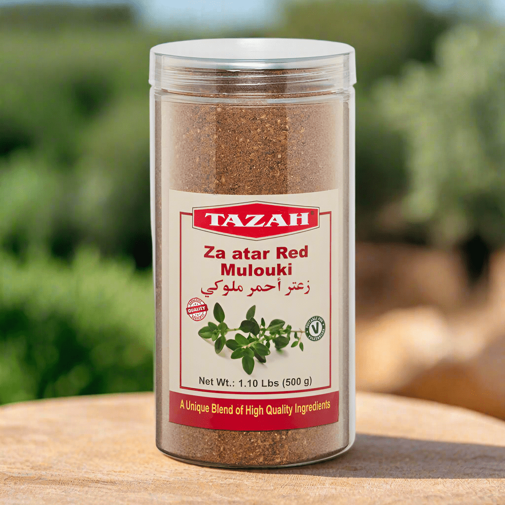 Tazah Zaatar Red Mulouki 1.1lb / 500g - Mideast Grocers