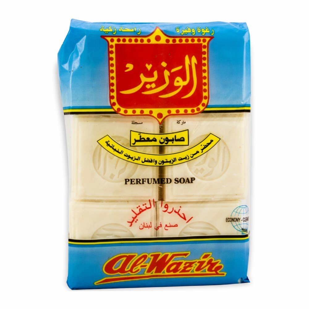 Al Wazir Perfumed Olive Soap (Baladi) 6 Piece (900g) - Mideast Grocers