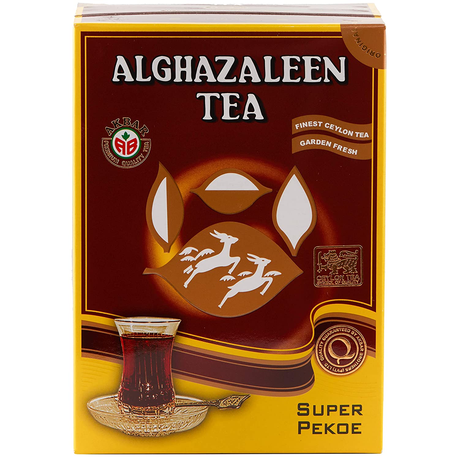 Alghazaleen Super Pekoe Black Ceylon Loose Tea 450g - Mideast Grocers