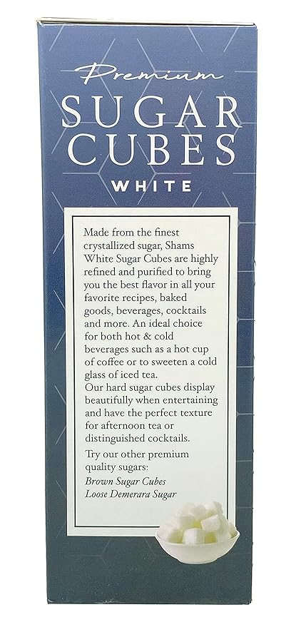 Shams Kosher White Pure Cane Sugar Cubes 17.6 oz - Mideast Grocers